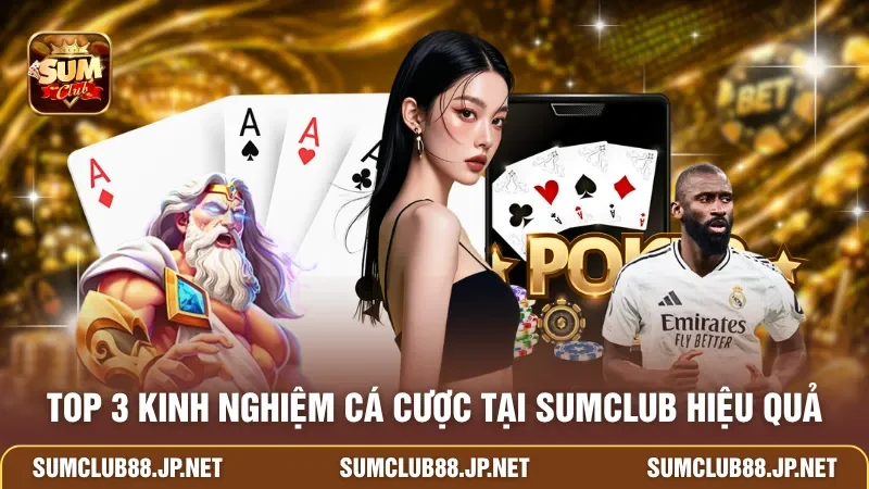 Top 3 kinh nghiệm cá cược tại SUMCLUB hiệu quả